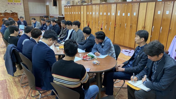 건축(설계, 감리, 건설), 소방, 전기, 통신, 인테리어, CCTV, 음향, 영상, 특수조명 각 분야별 대표자가 참석하였습니다.