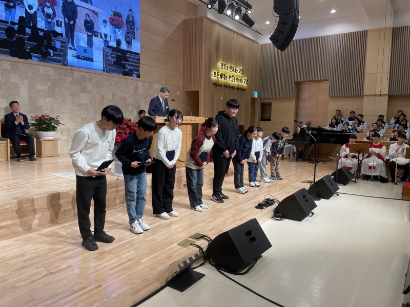 찬양경연 시상(독창)